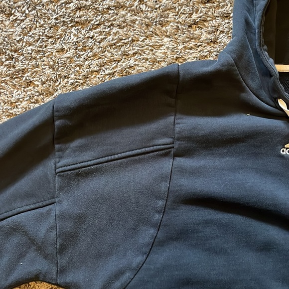 Black Heavy Adidas Hoodie - Picture 4 of 7